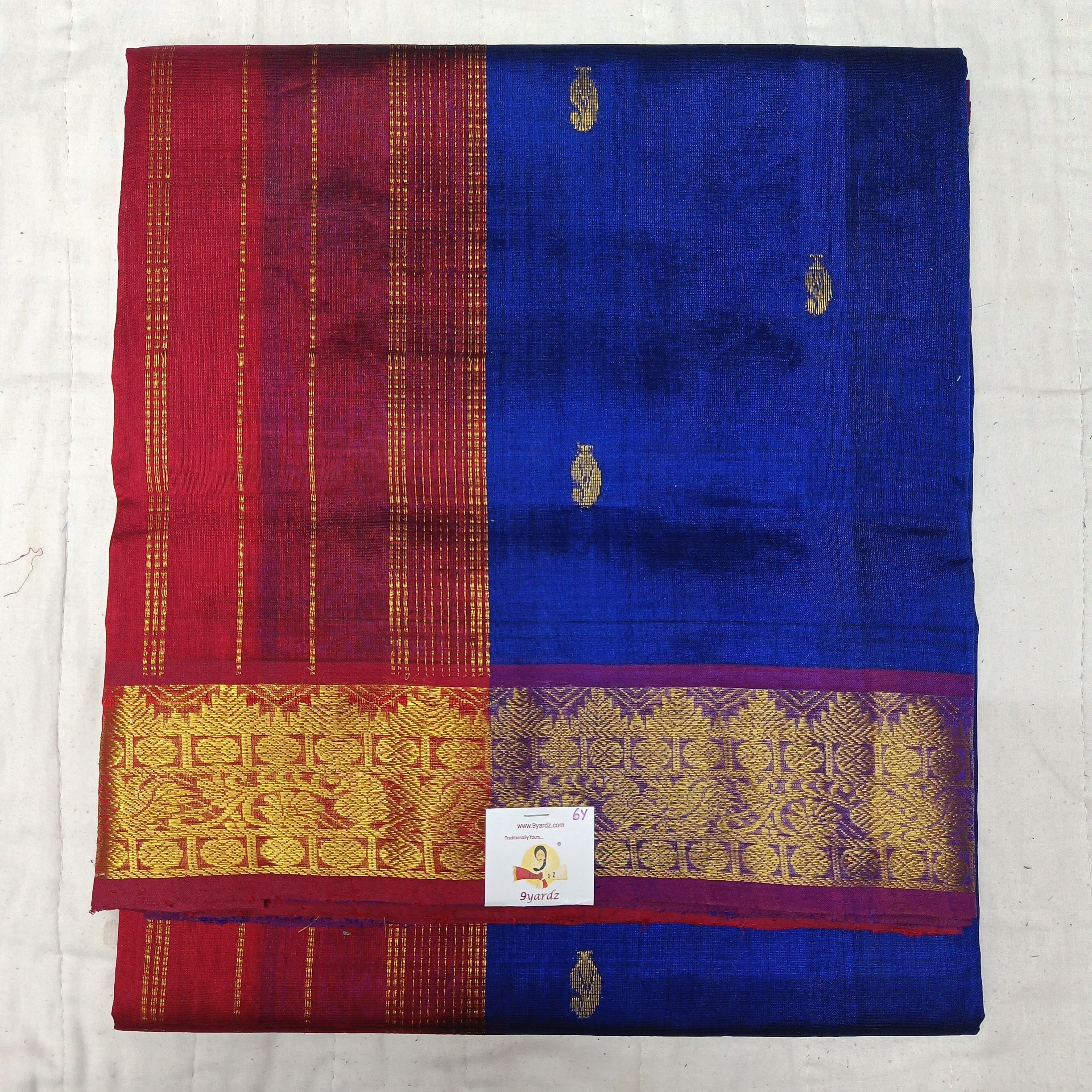 Pure silk cotton 6 yards