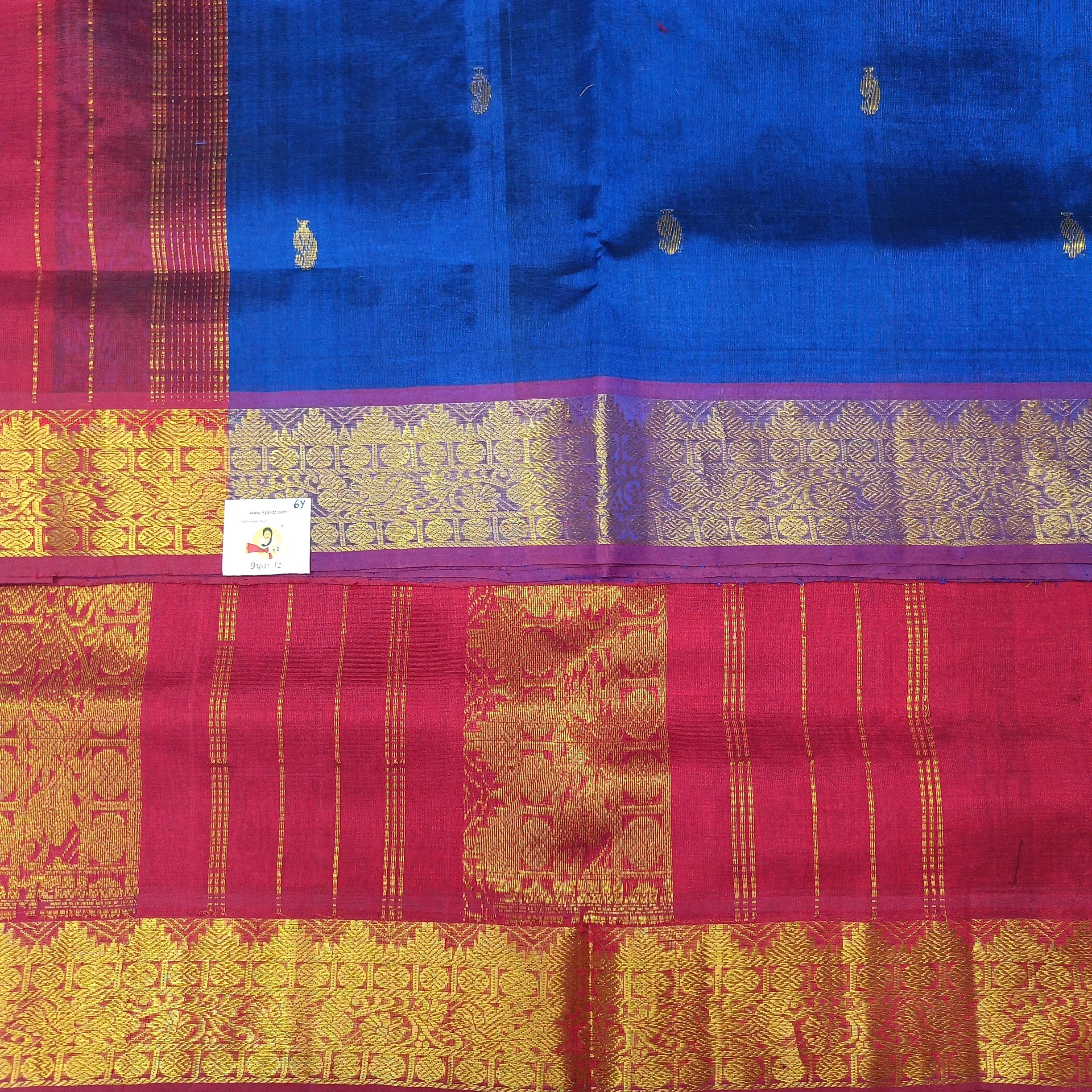 Pure silk cotton 6 yards