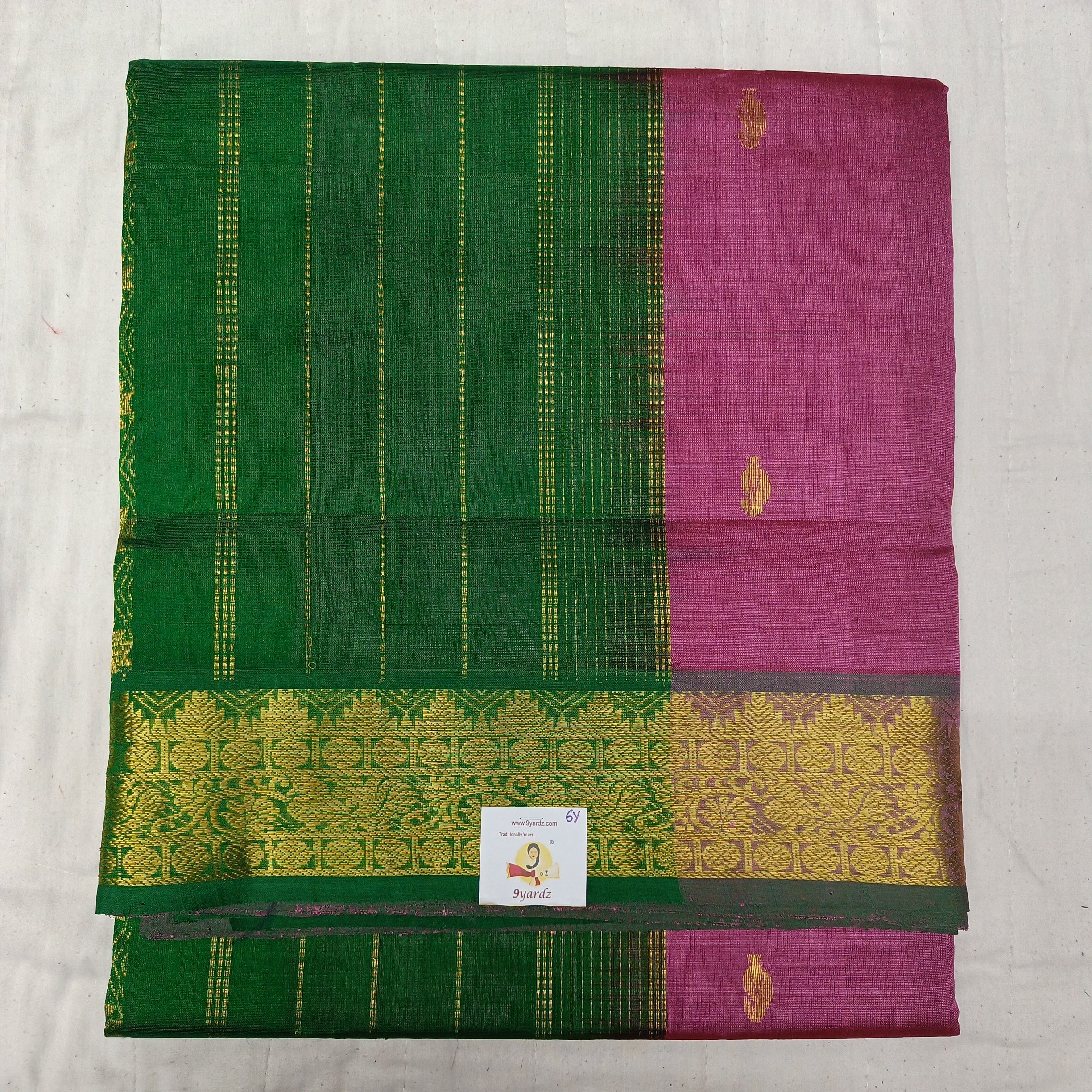 Pure silk cotton 6 yards