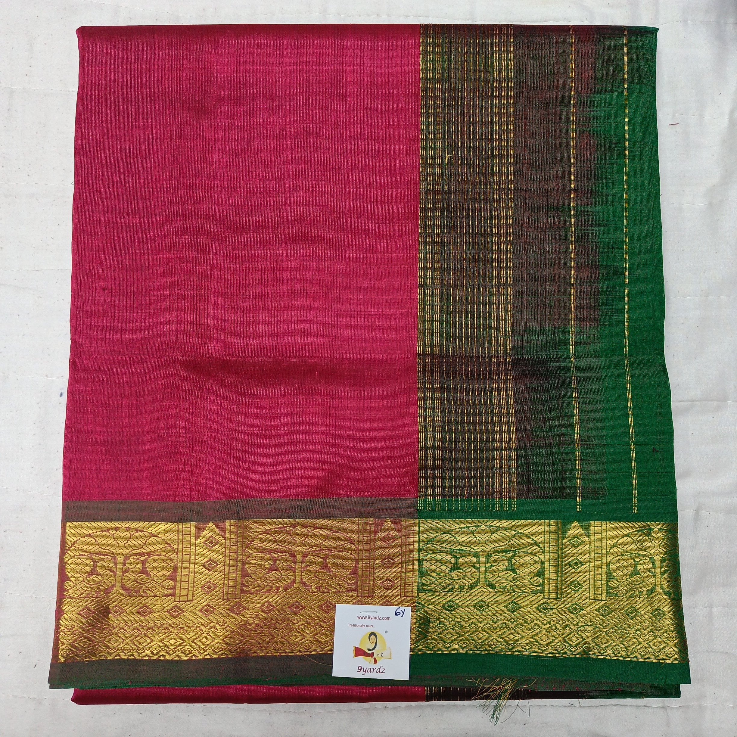 Pure silk cotton 6 yards