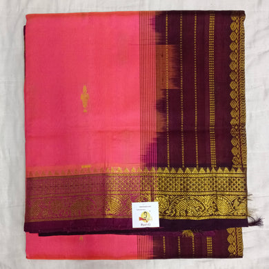 Block Painted Pure Silk Mark Certified Tussar Ghicha Silk Sarees –  Dailybuyys