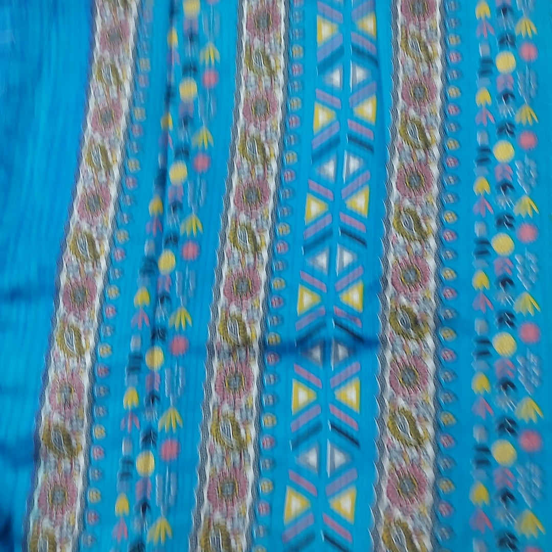 Printed Silk 9.5 yards