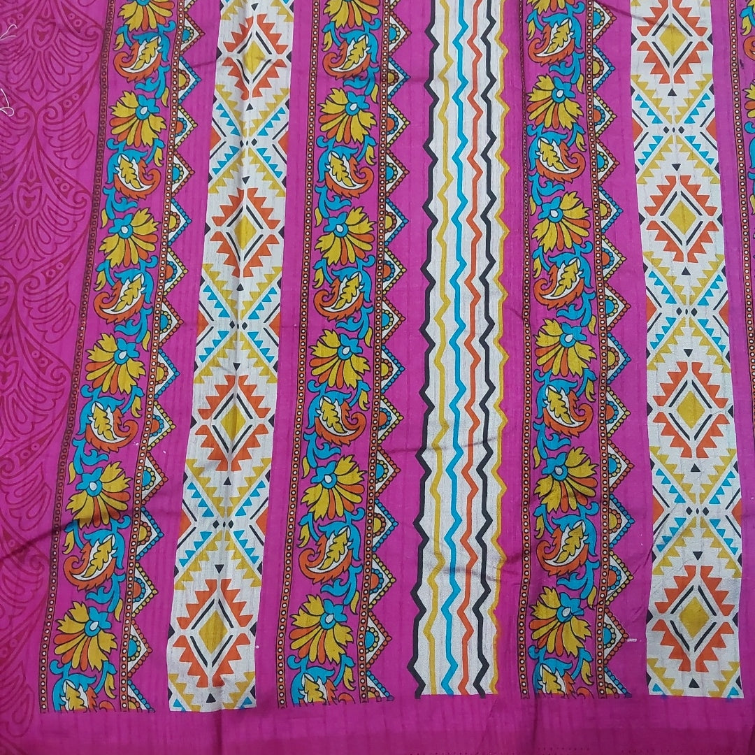 Printed Silk 9.5 yards