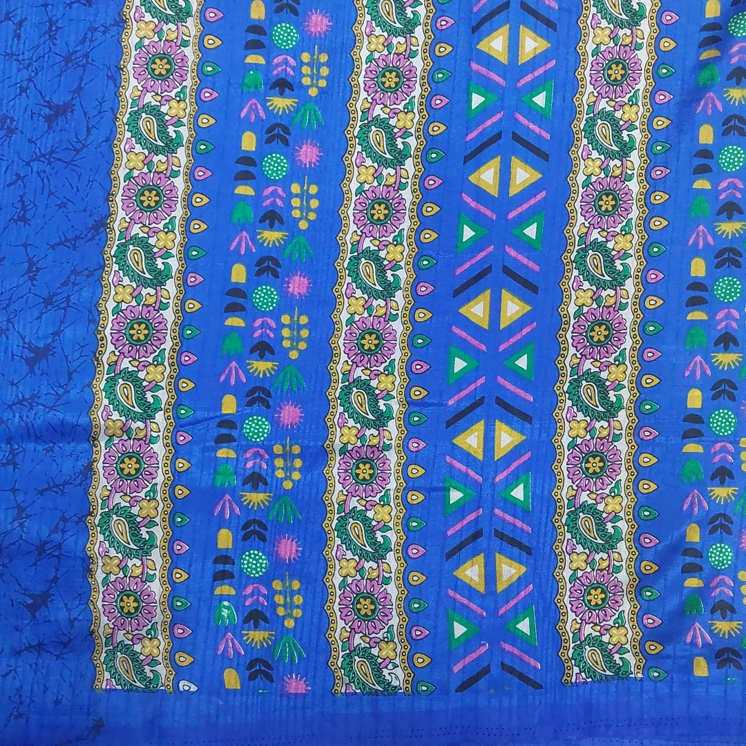 Printed Silk 9.5 yards