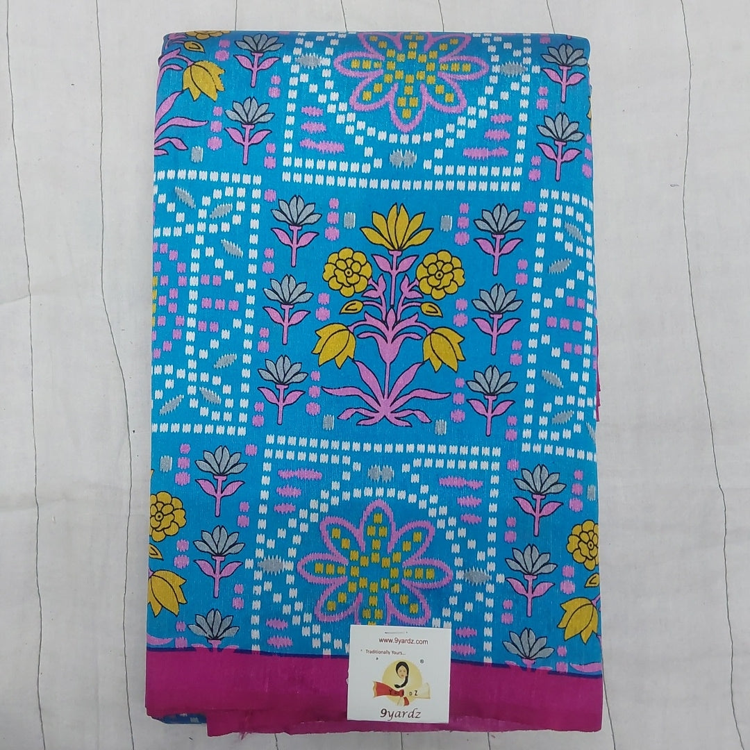 Printed Silk 9.5 yards