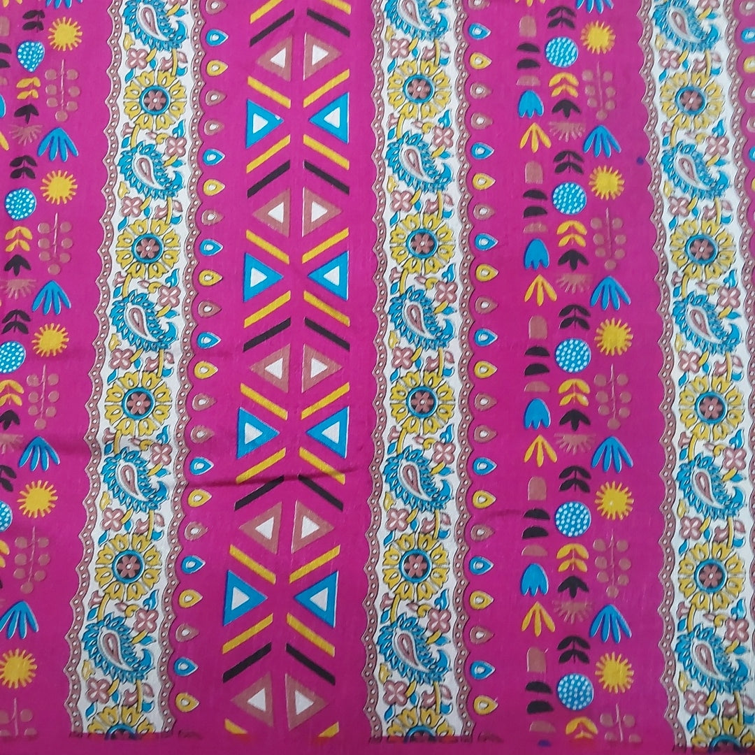 Printed Silk 9.5 yards