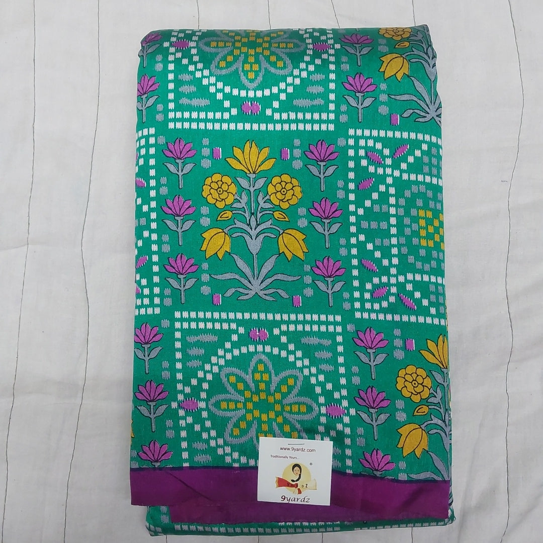 Printed Silk 9.5 yards