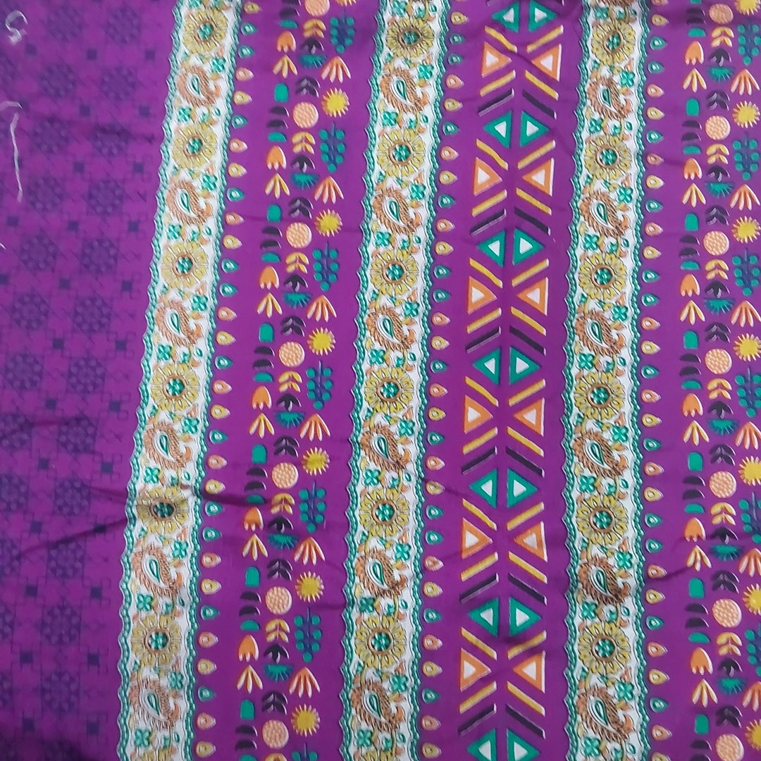 Printed Silk 9.5 yards