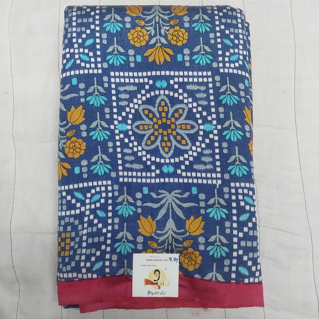 Printed Silk 9.5 yards
