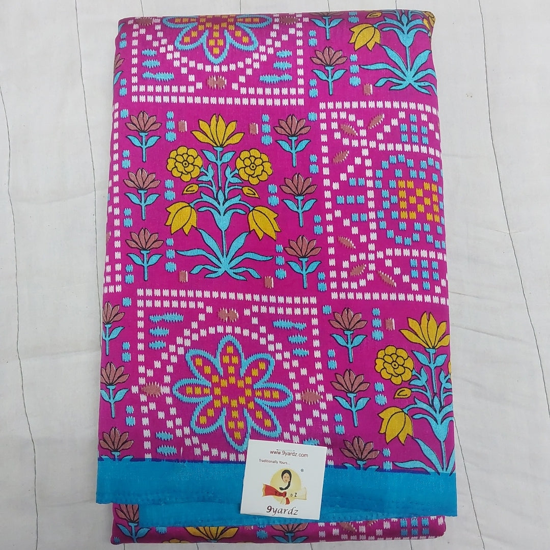 Printed Silk 9.5 yards