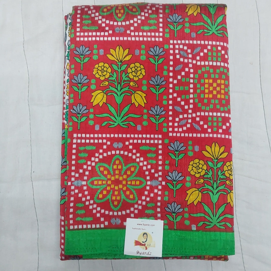 Printed Silk 9.5 yards