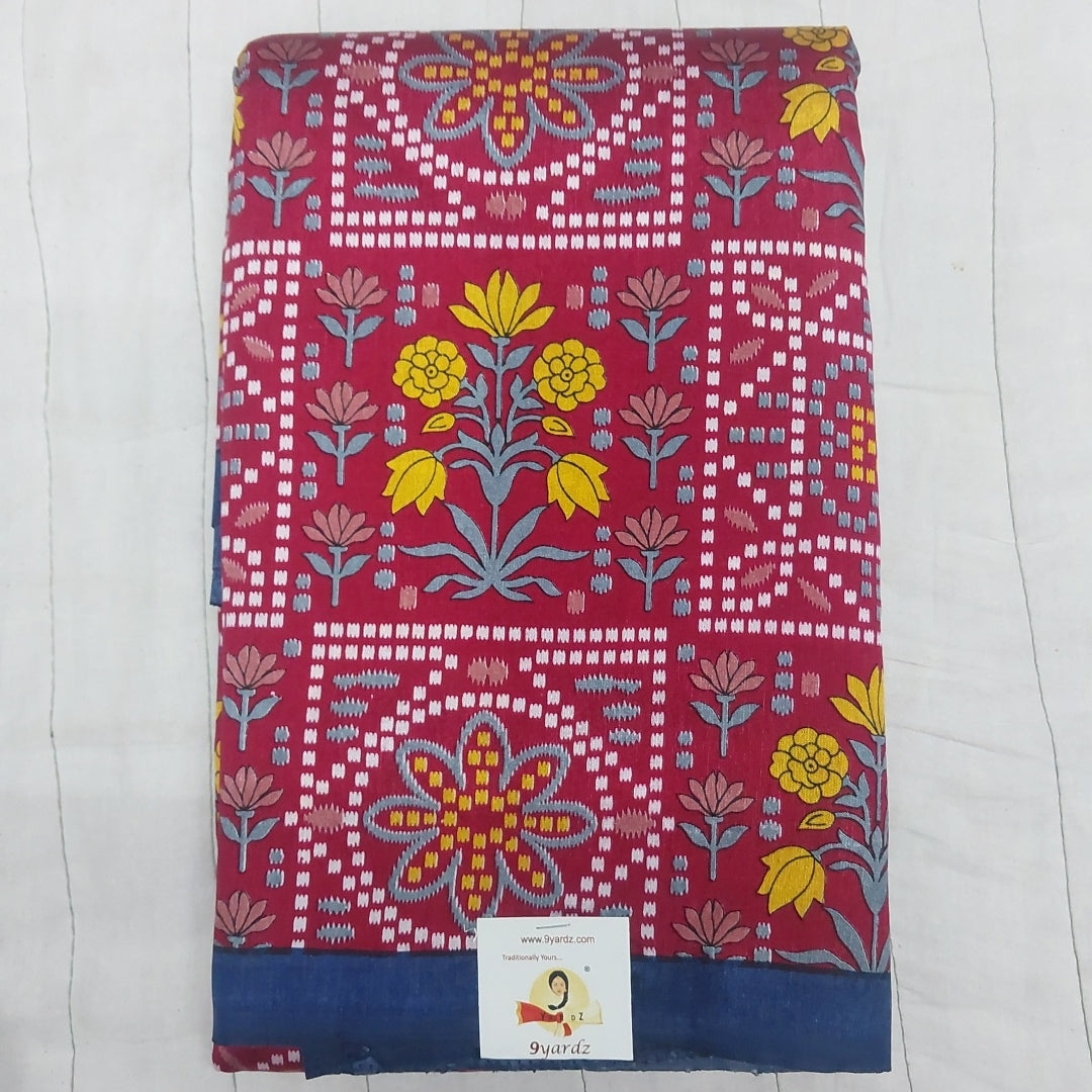 Printed Silk 9.5 yards