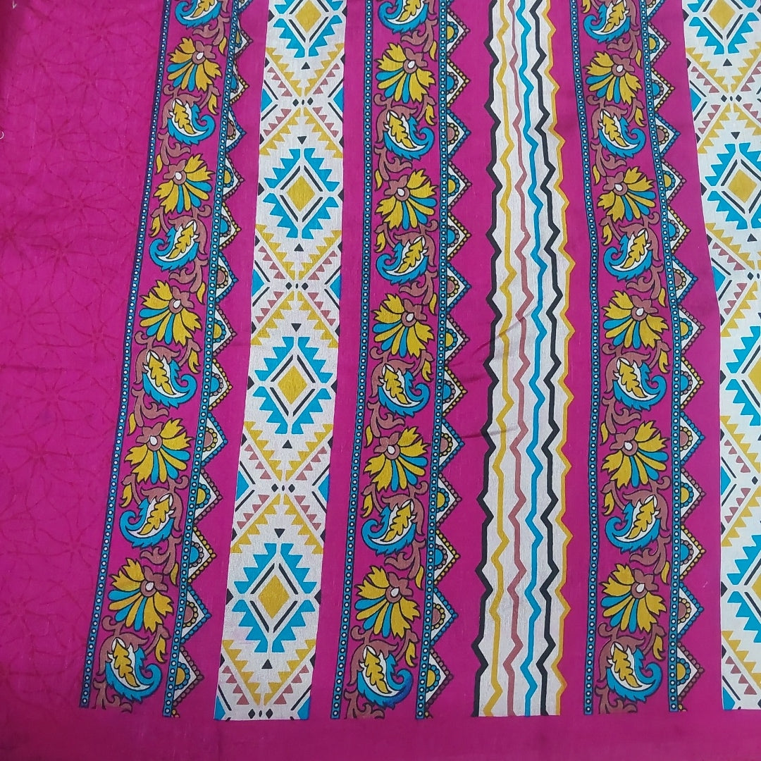 Printed Silk 9.5 yards