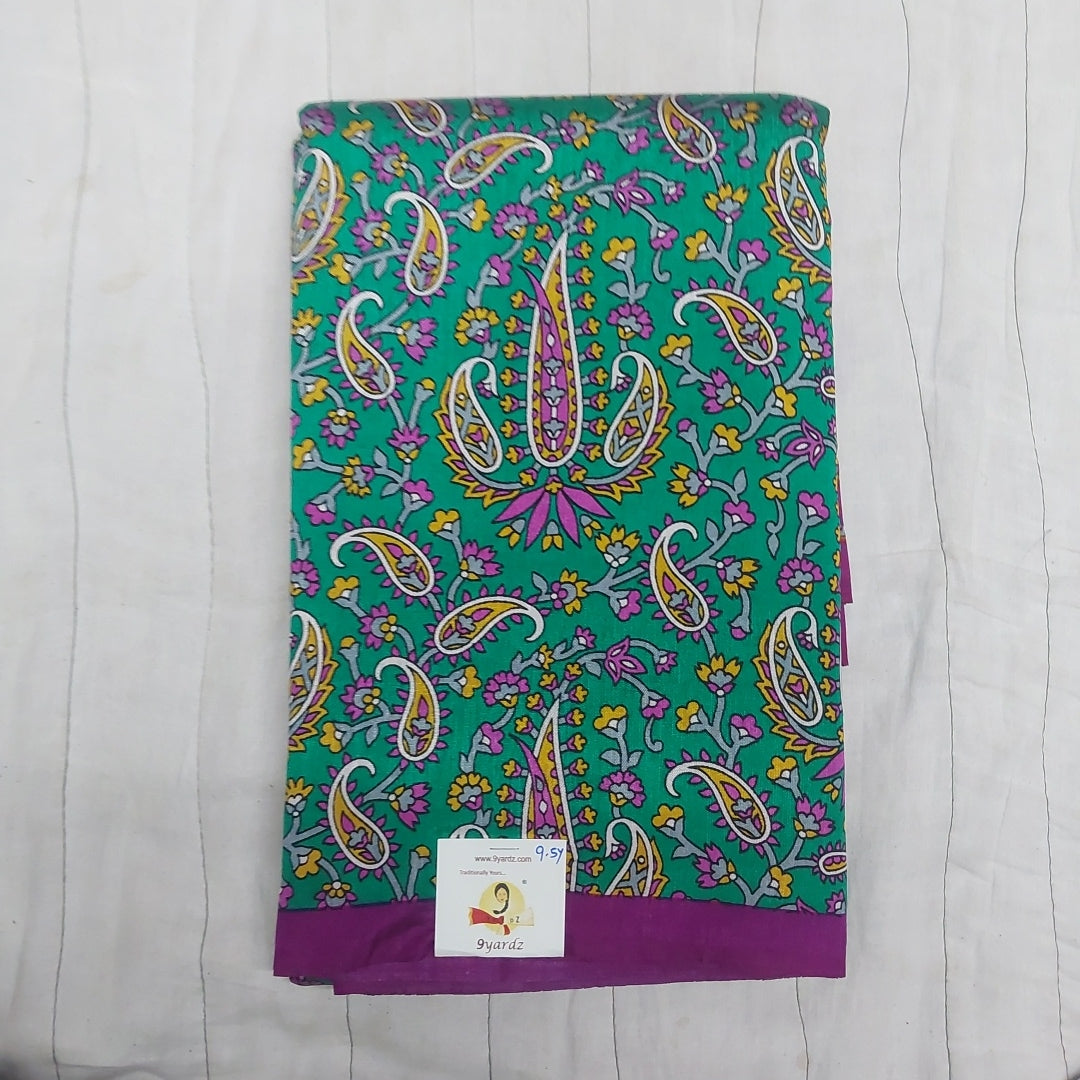 Printed Silk 9.5 yards