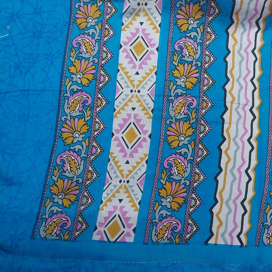 Printed Silk 9.5 yards