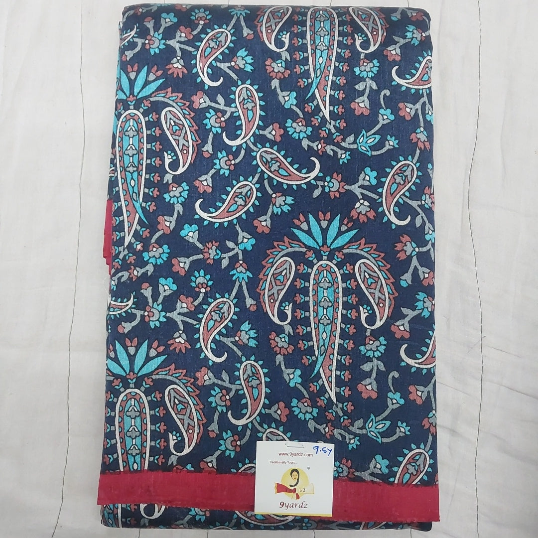 Printed Silk 9.5 yards