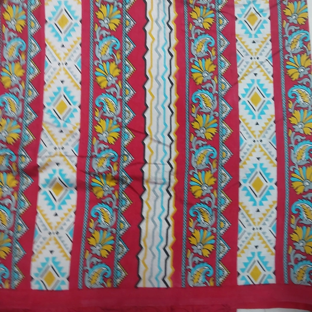 Printed Silk 9.5 yards