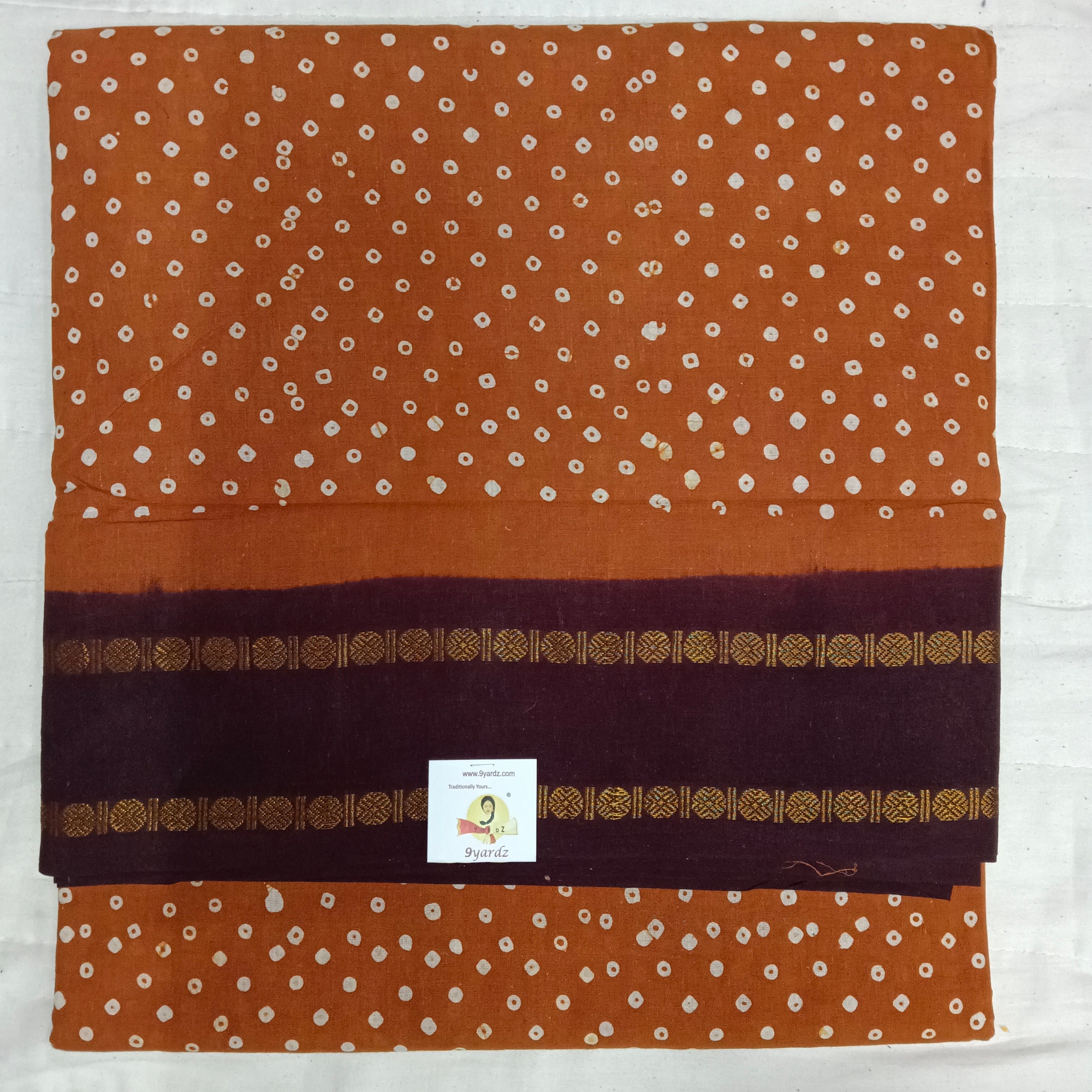 Sungudi cotton 9.5 yards madisar
