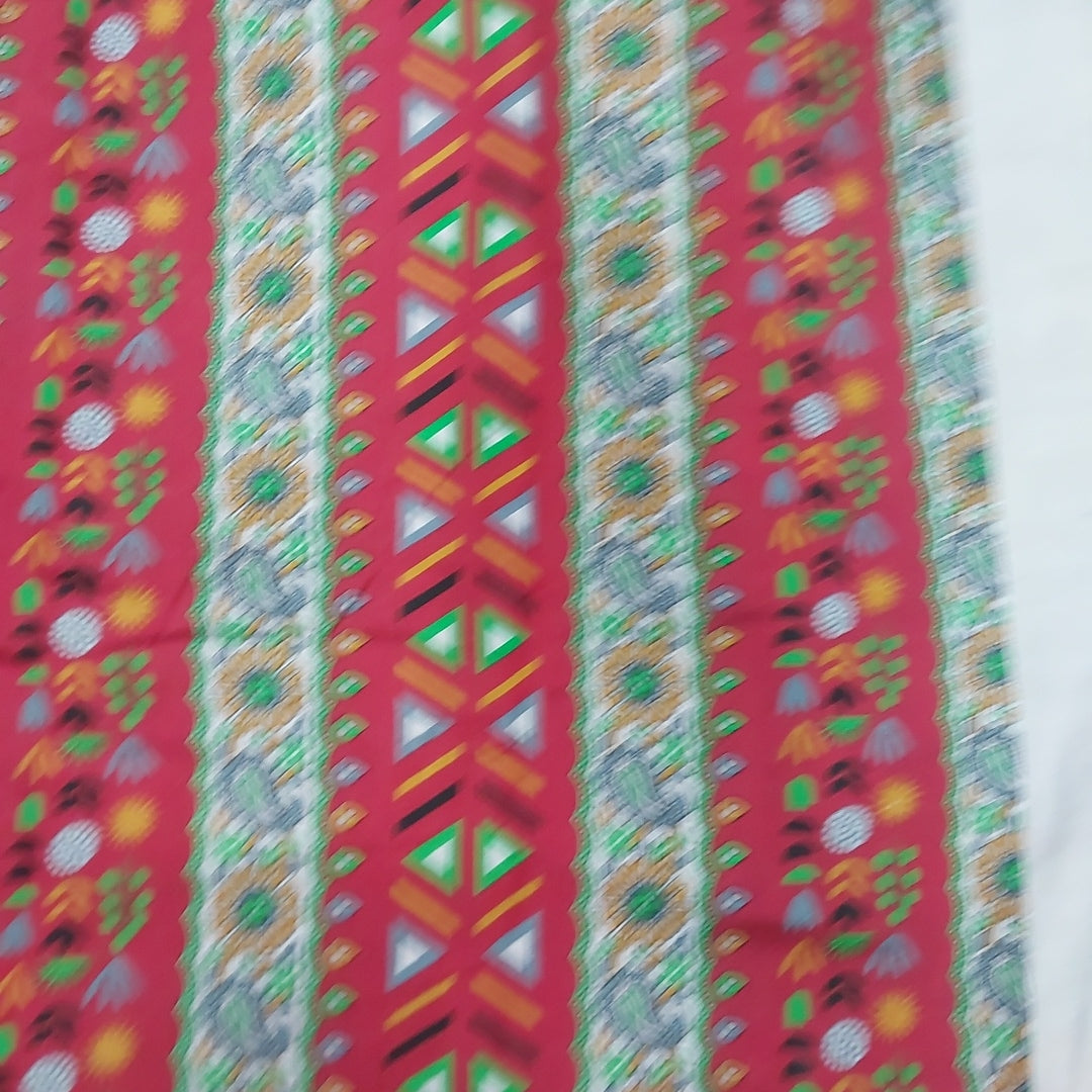 Printed Silk 9.5 yards