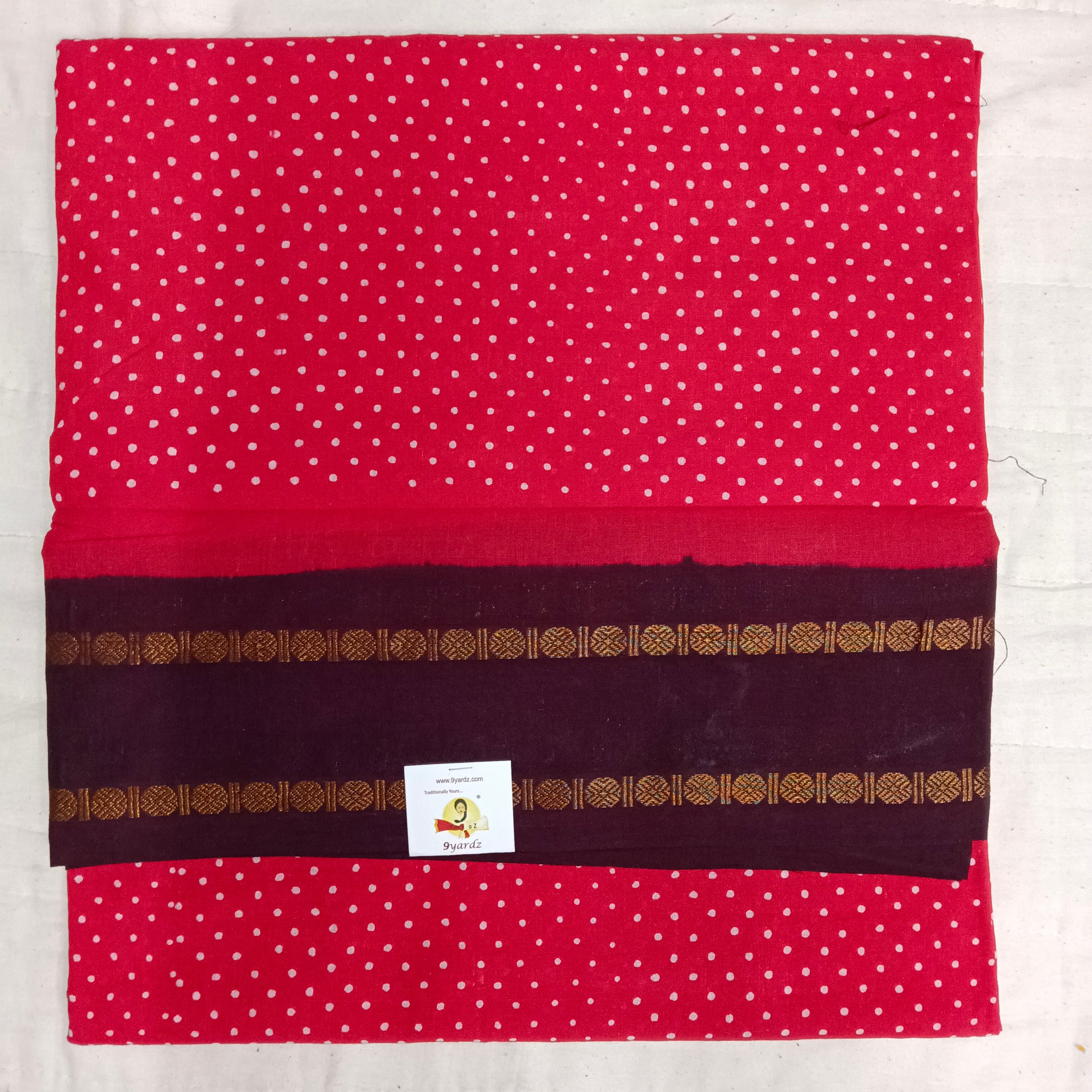 Sungudi cotton 9.5 yards madisar