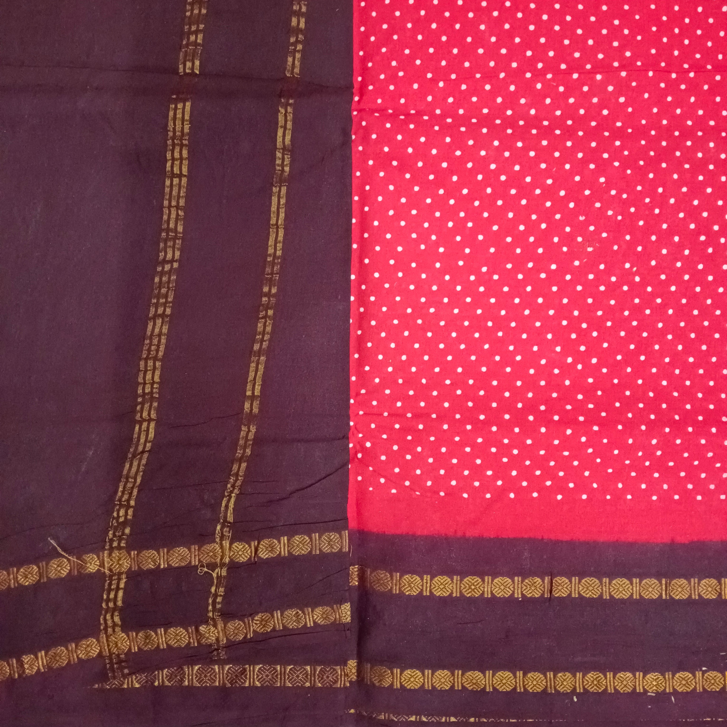 Sungudi cotton 9.5 yards madisar