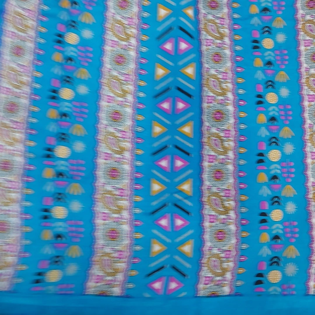 Printed Silk 9.5 yards