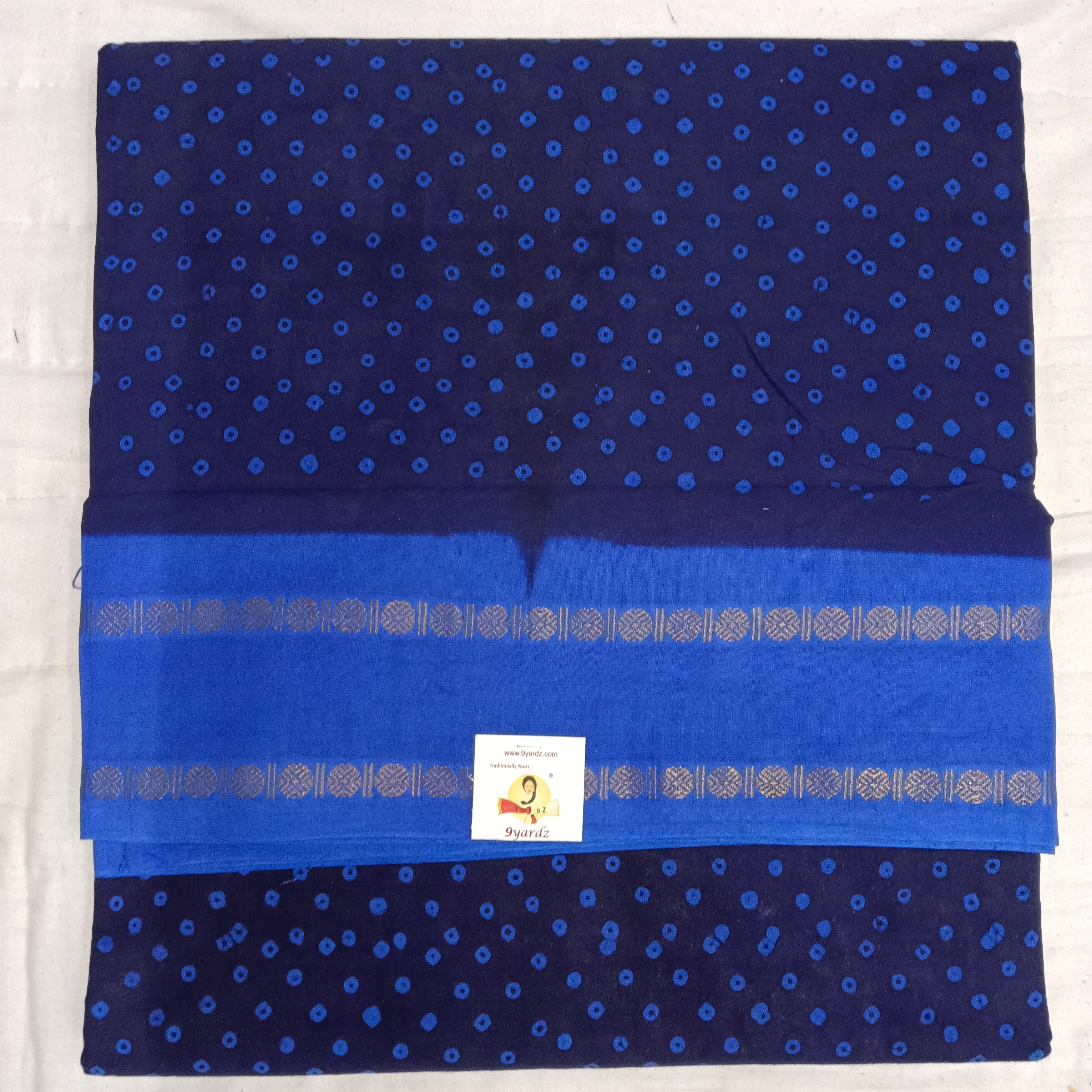 Sungudi cotton 9.5 yards madisar