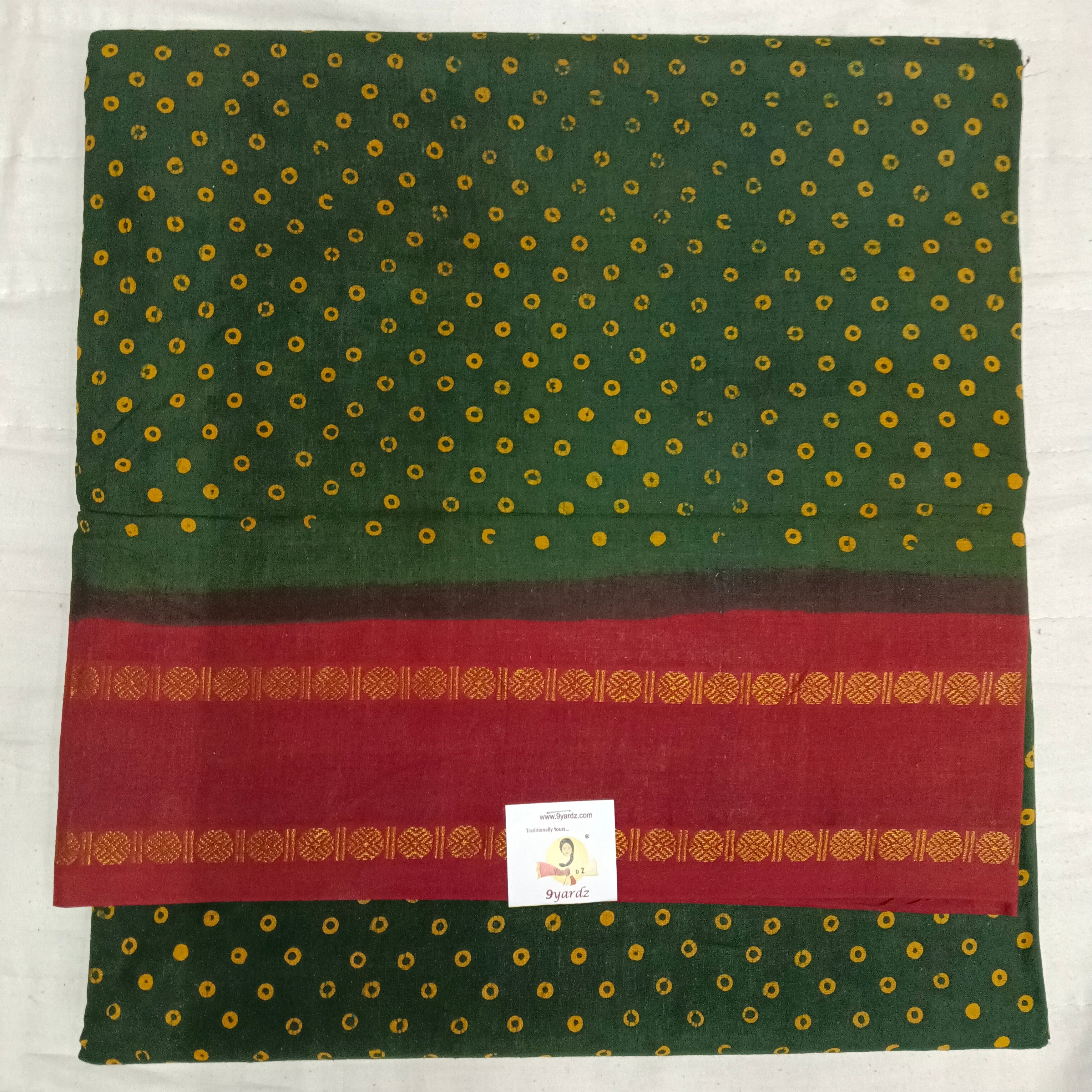 Sungudi cotton 9.5 yards madisar