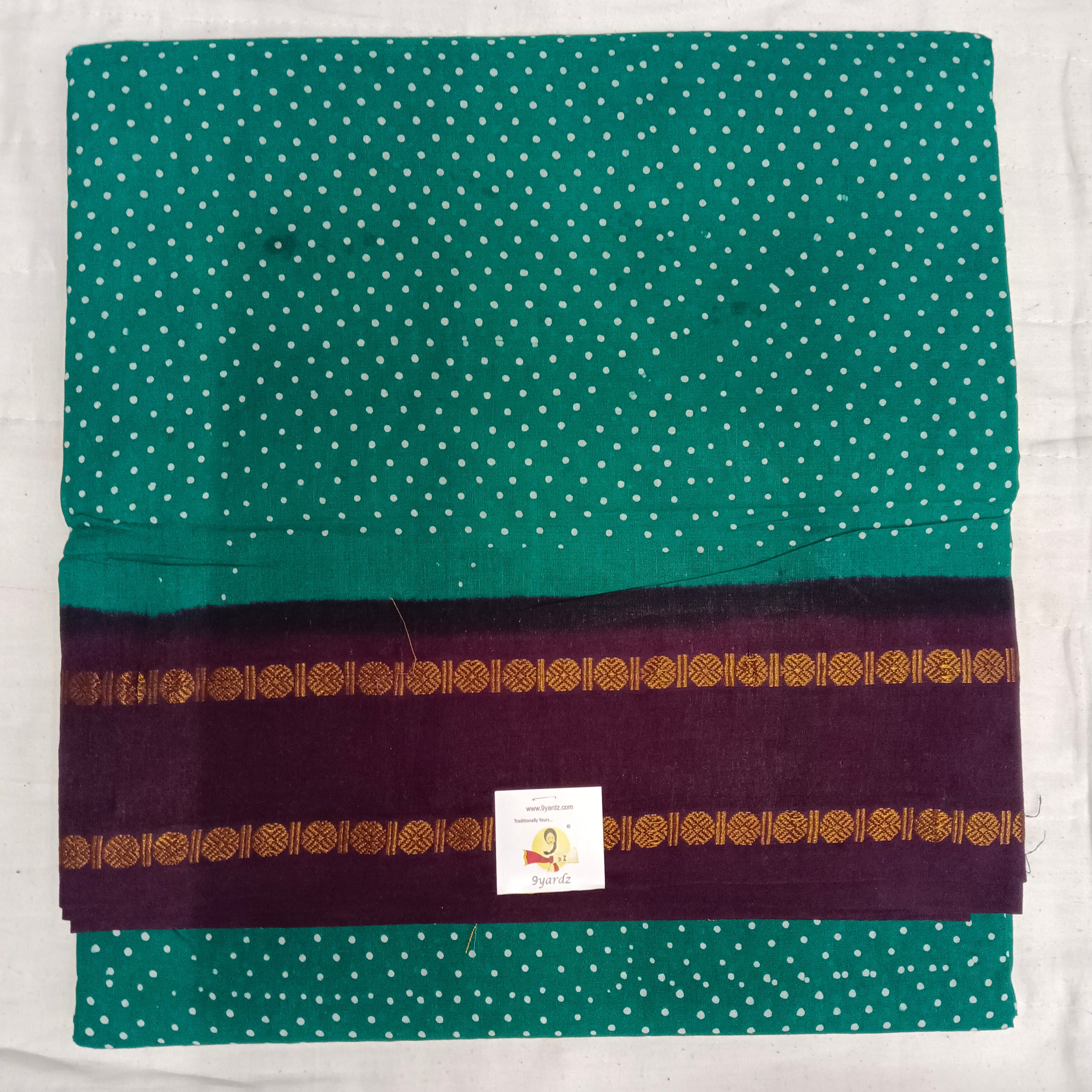 Sungudi cotton 9.5 yards madisar