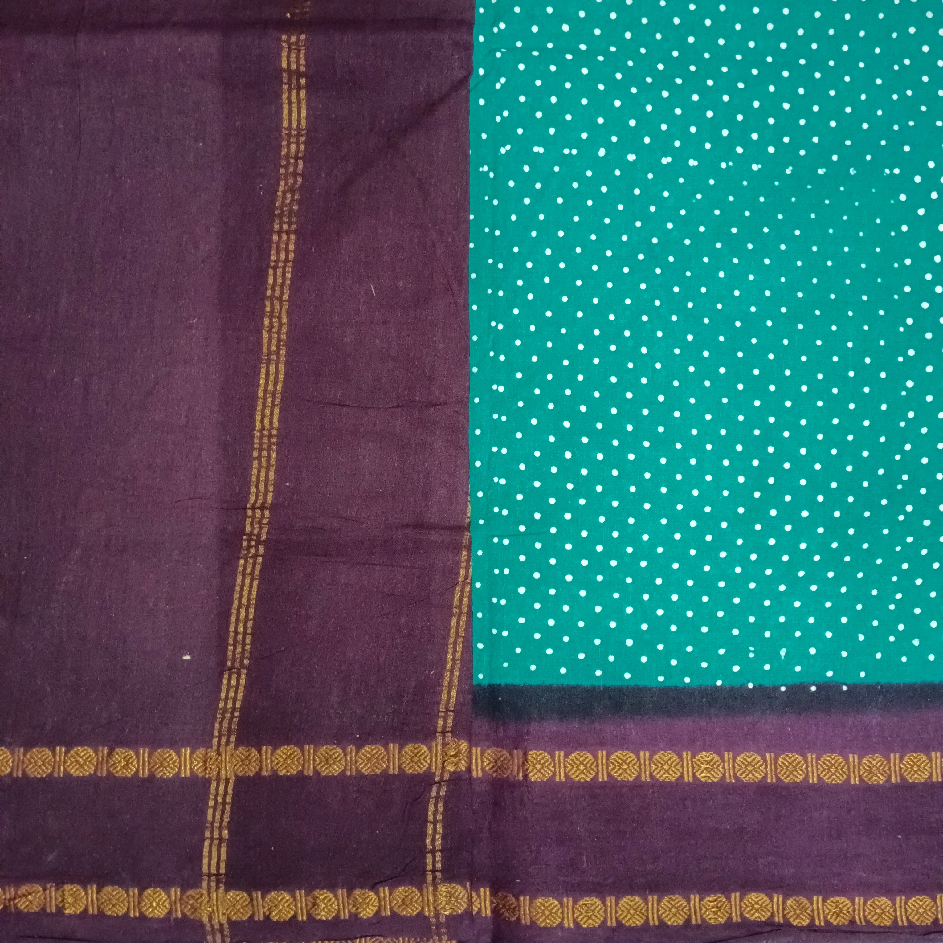 Sungudi cotton 9.5 yards madisar