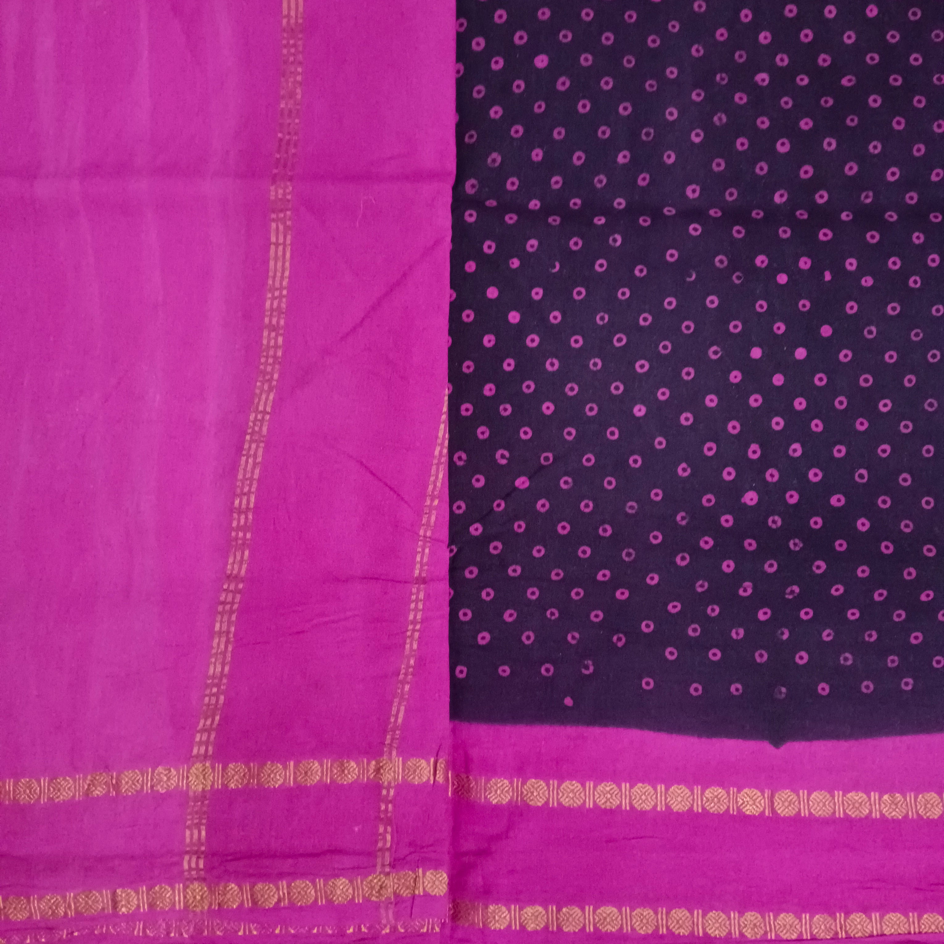 Sungudi cotton 9.5 yards madisar