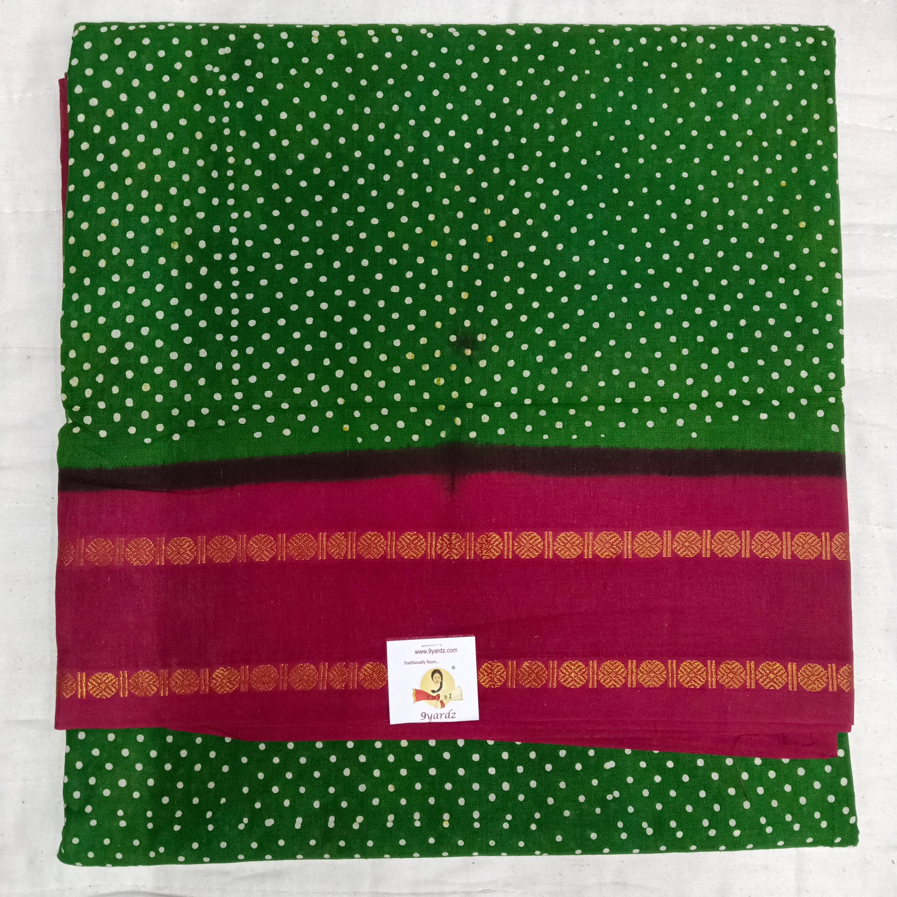 Sungudi cotton 9.5 yards madisar