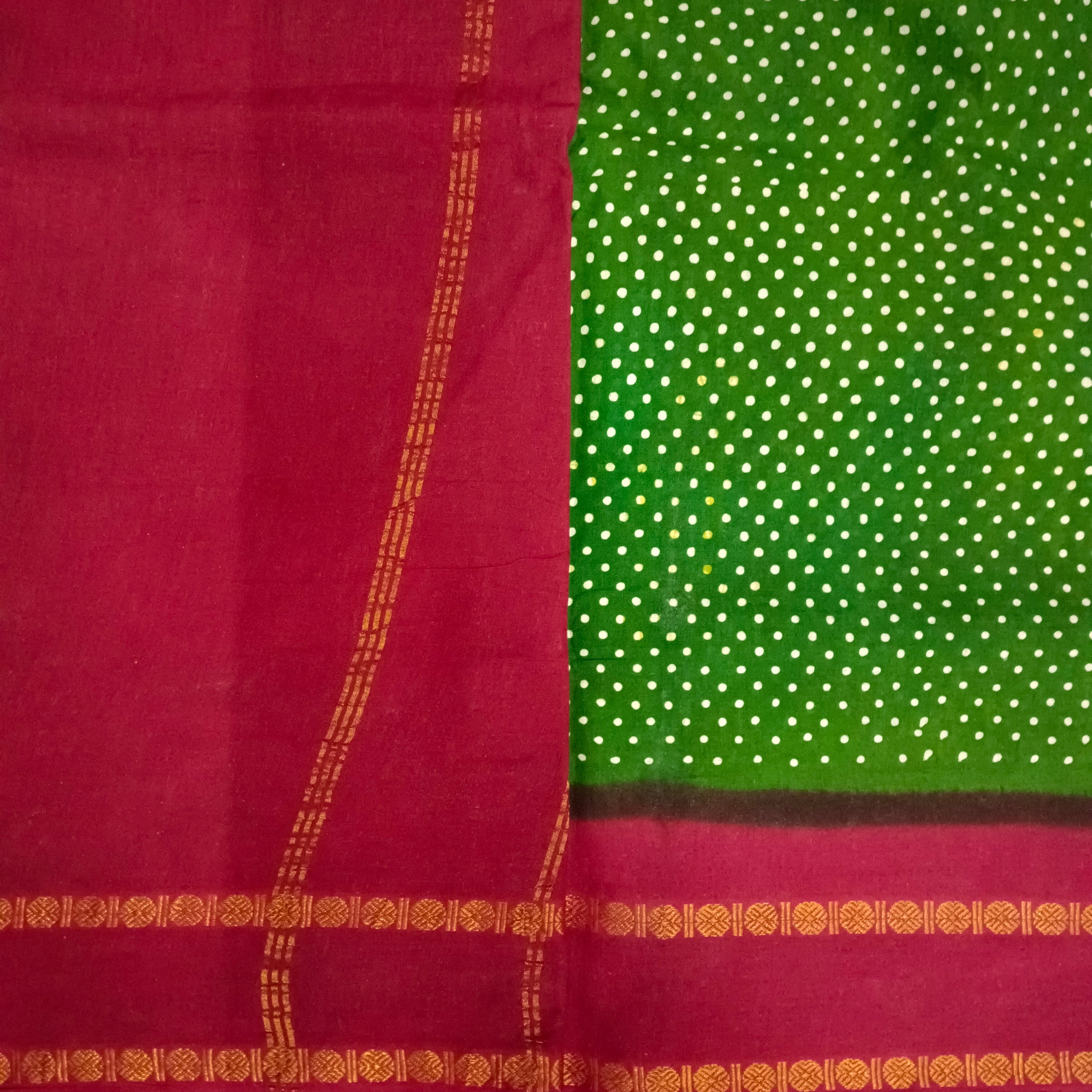 Sungudi cotton 9.5 yards madisar