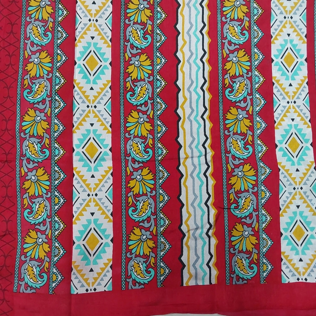 Printed Silk 9.5 yards
