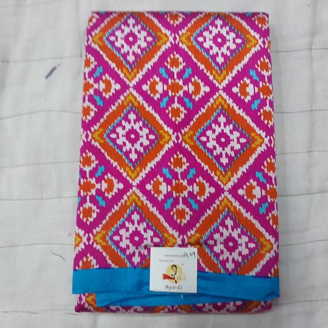 Printed Silk 9.5 yards