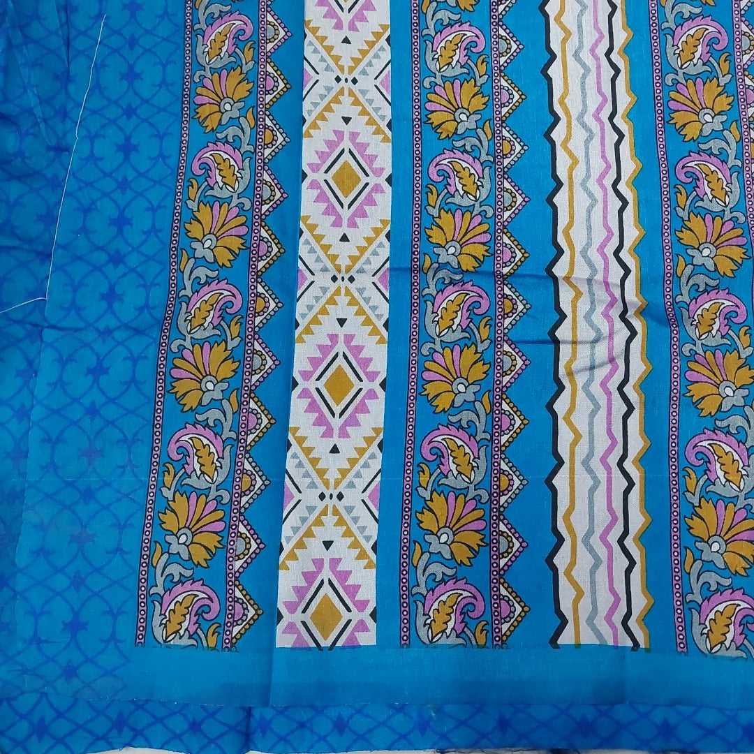 Printed Silk 9.5 yards
