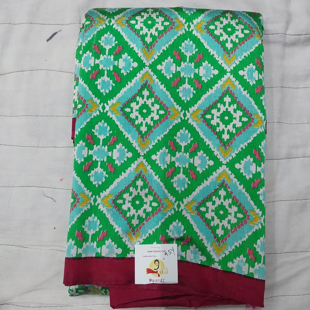 Printed Silk 9.5 yards