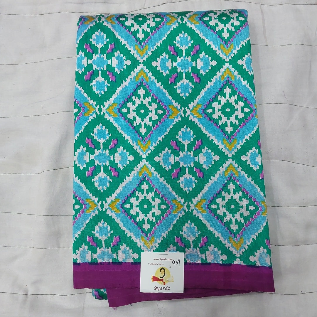Printed Silk 9.5 yards