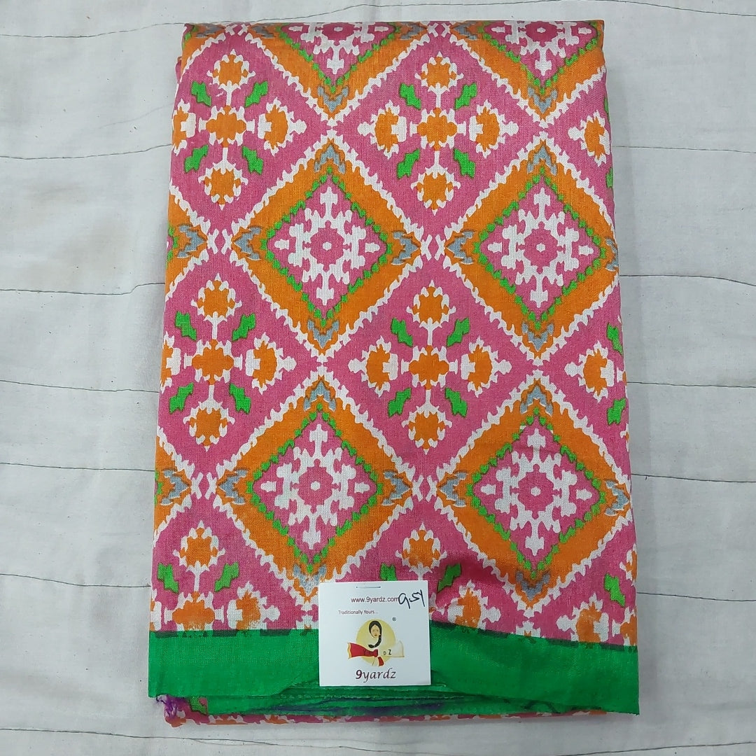 Printed Silk 9.5 yards
