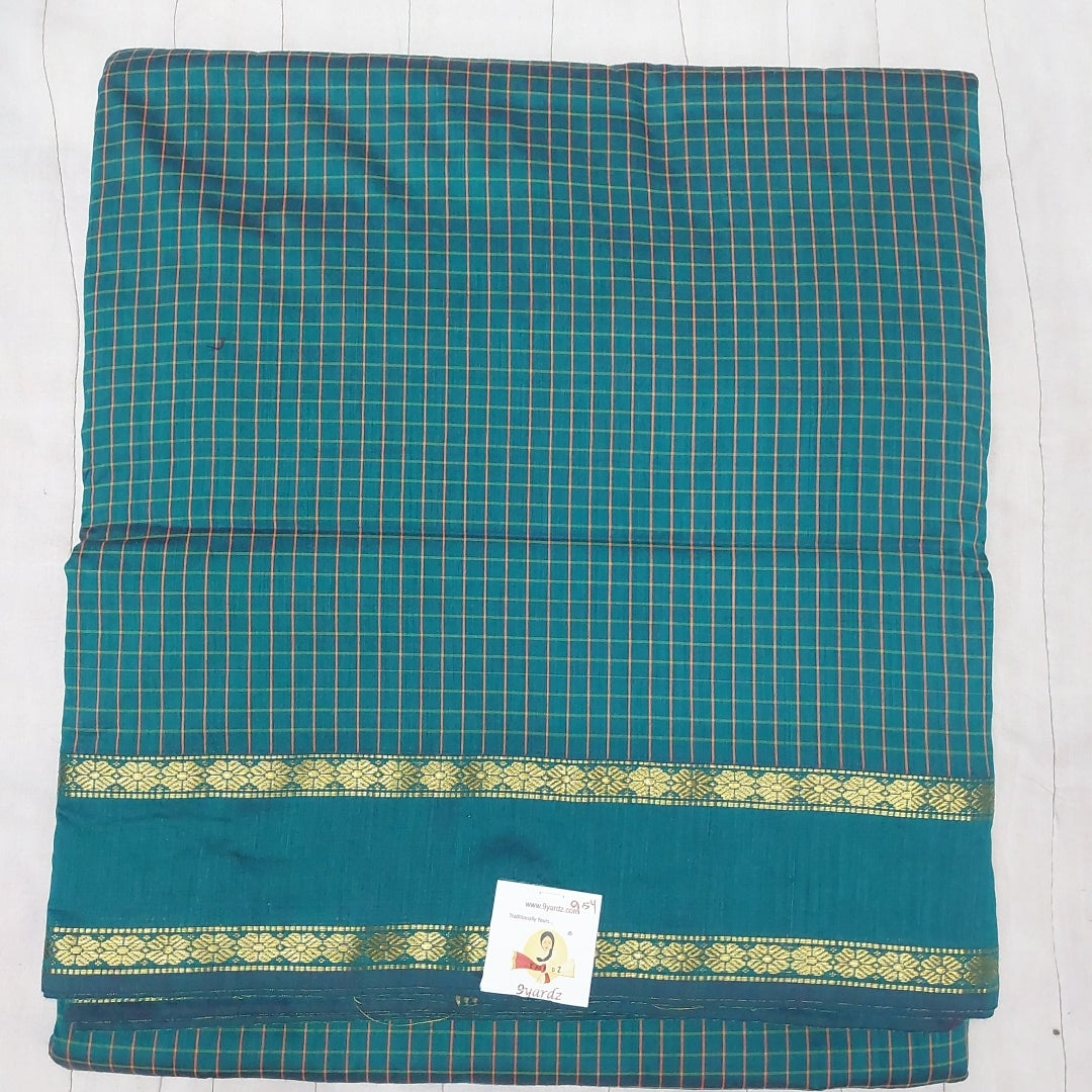 Kalyani Cotton checked  9.5 yards