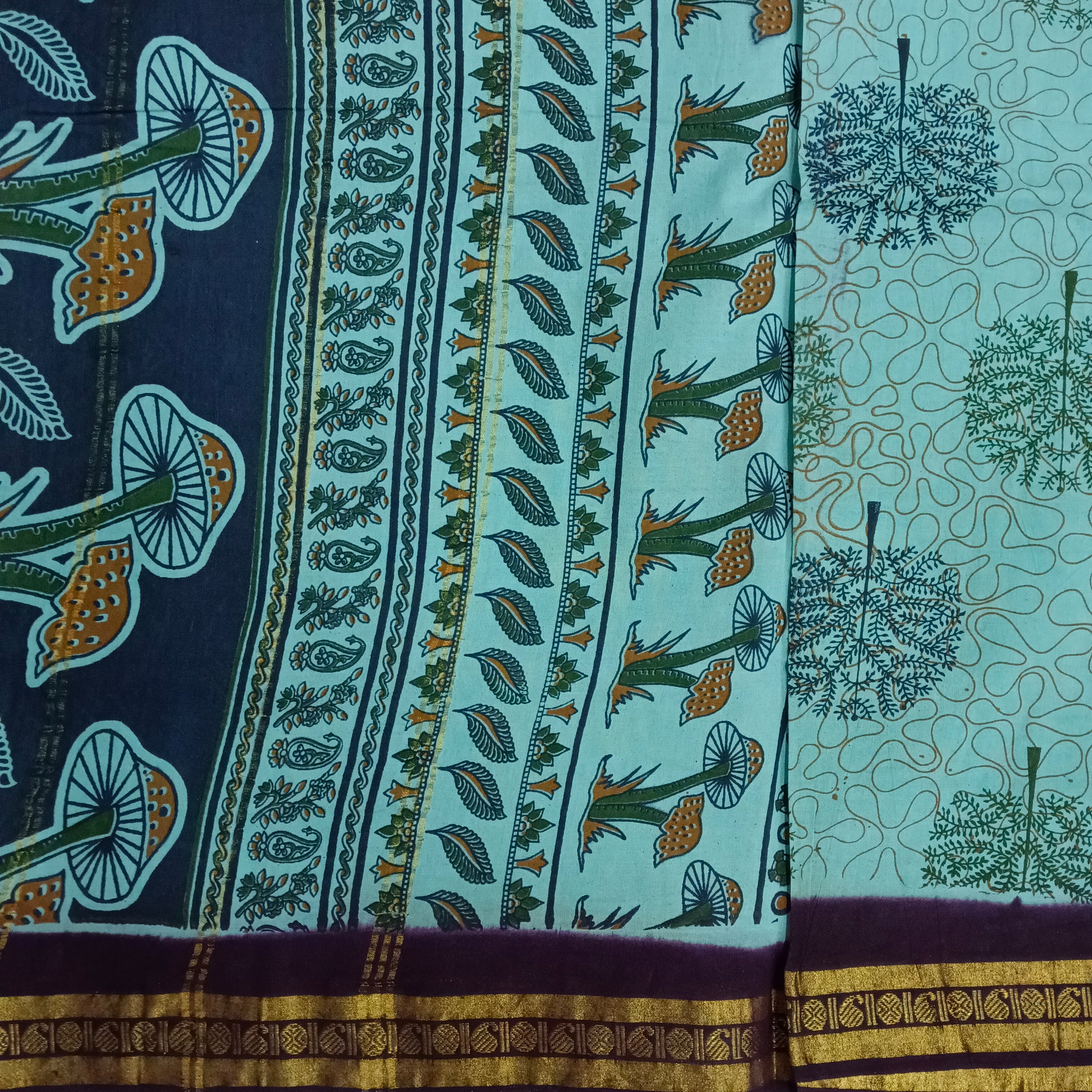 Sungudi cotton 9.5 yards madisar