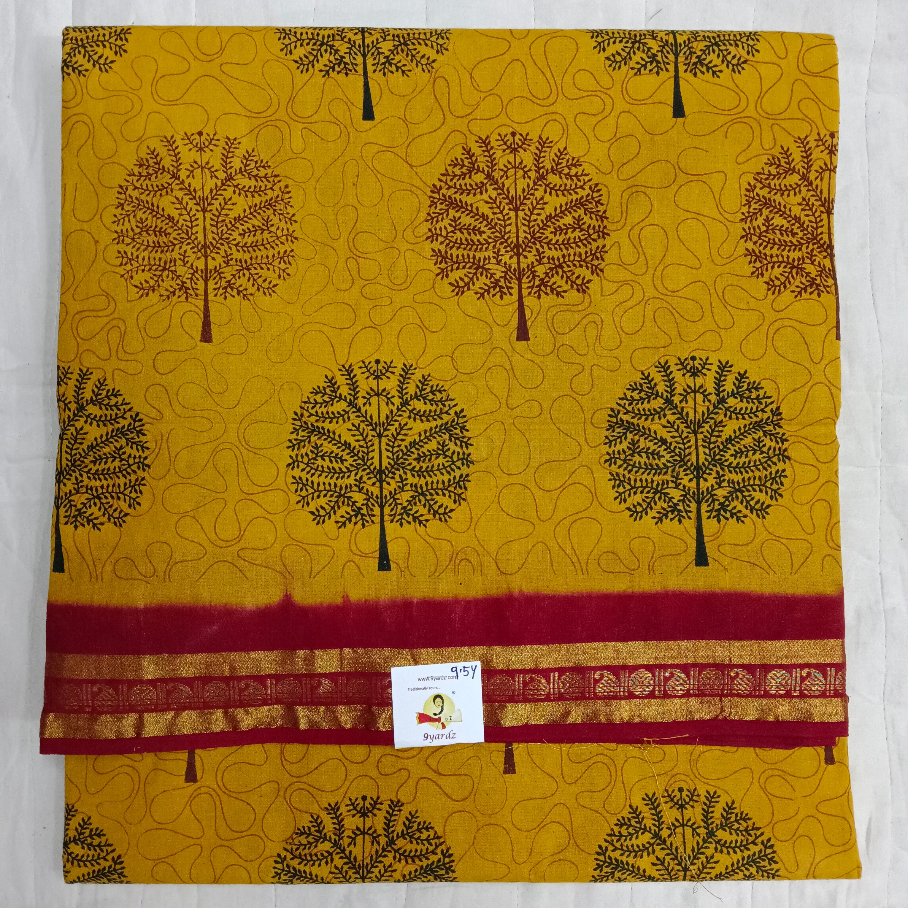 Sungudi cotton 9.5 yards madisar