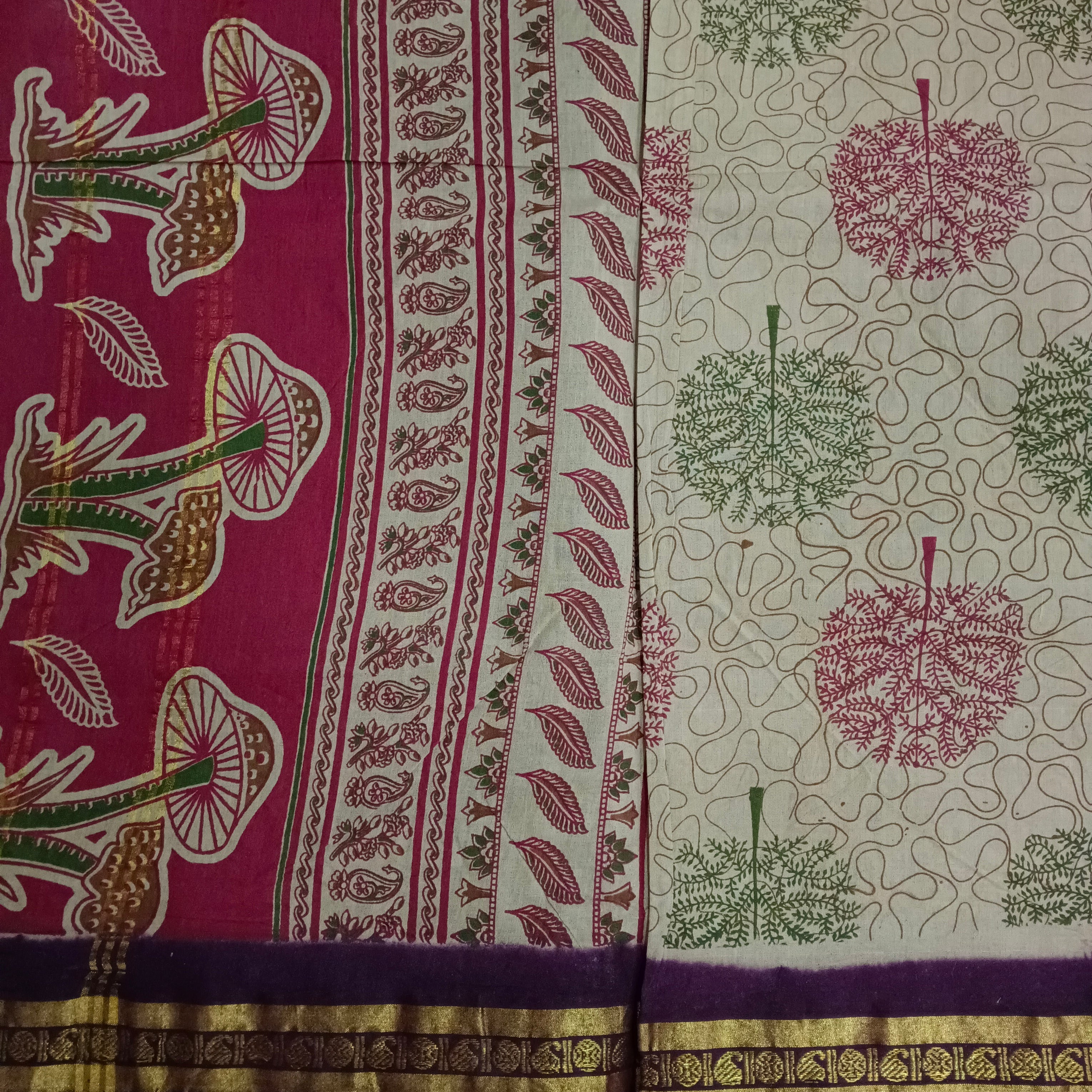 Sungudi cotton 9.5 yards madisar
