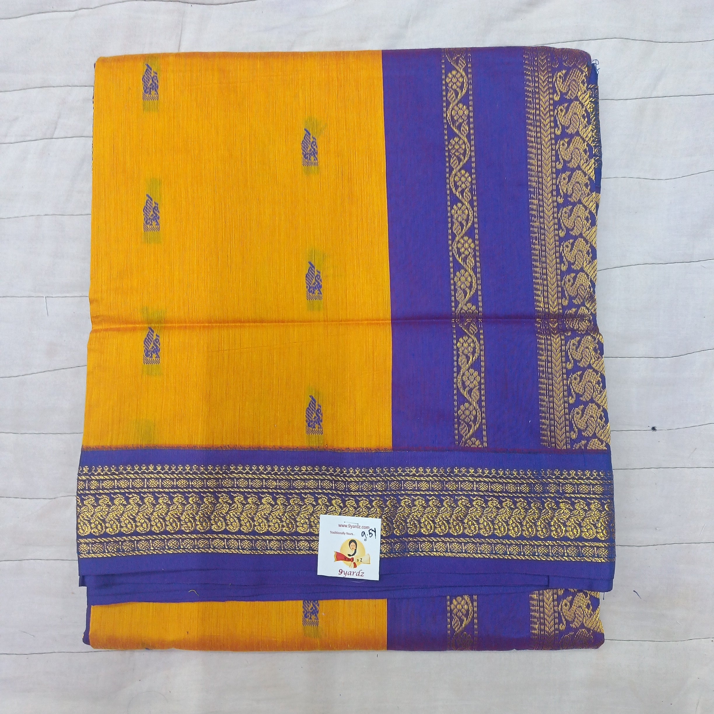 Kalyani Cotton Butta  9.5yardz