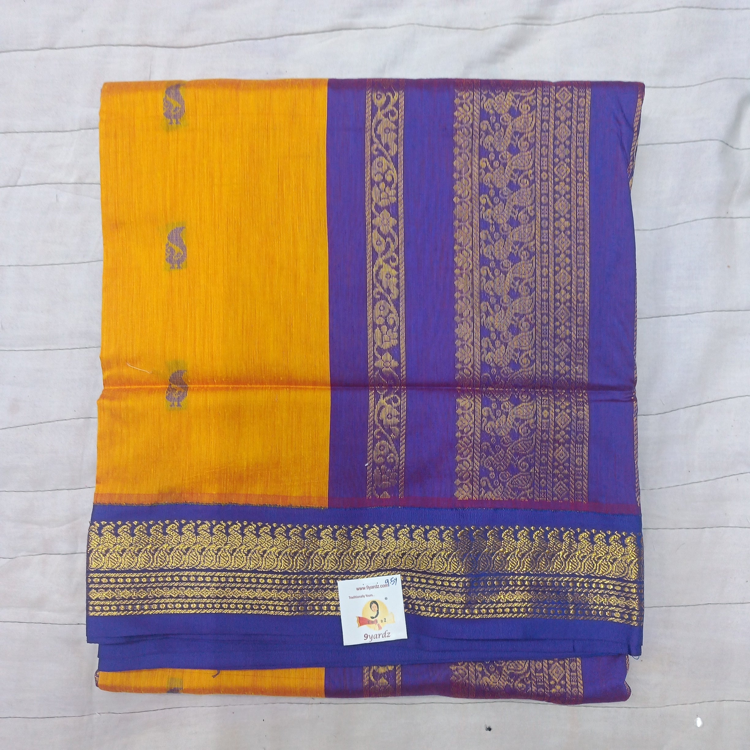 Kalyani Cotton Butta  9.5yardz