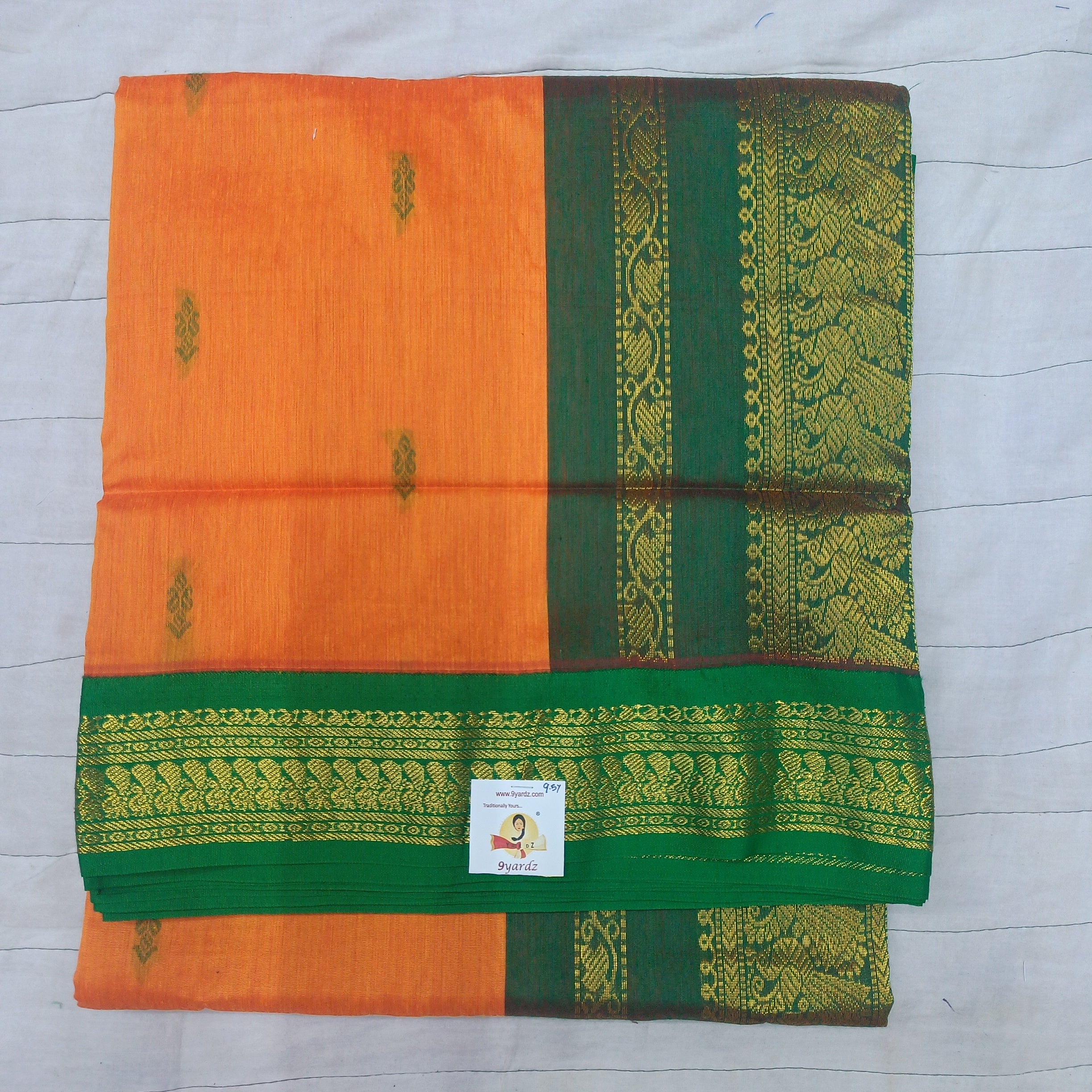 Kalyani Cotton Butta  9.5yardz
