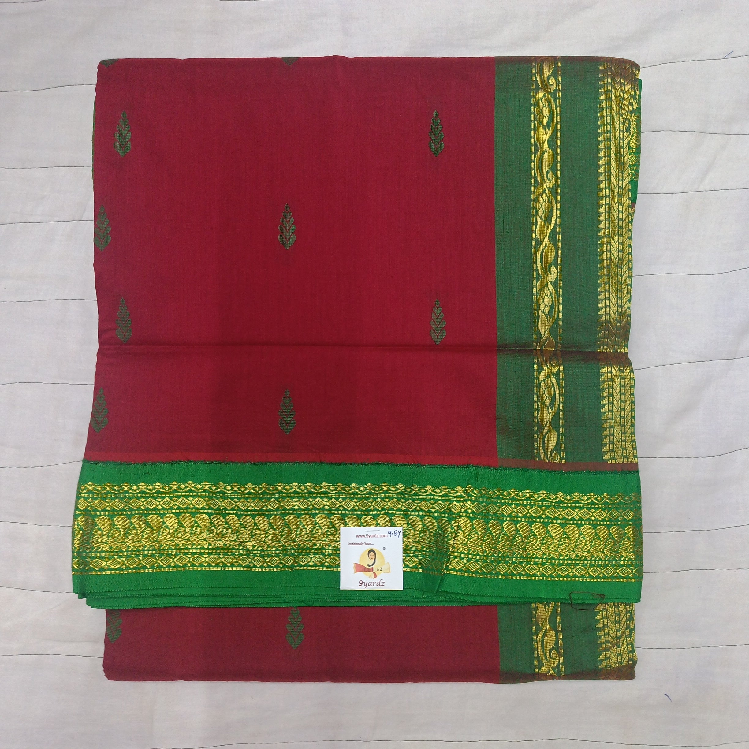 Kalyani Cotton Butta  9.5yardz