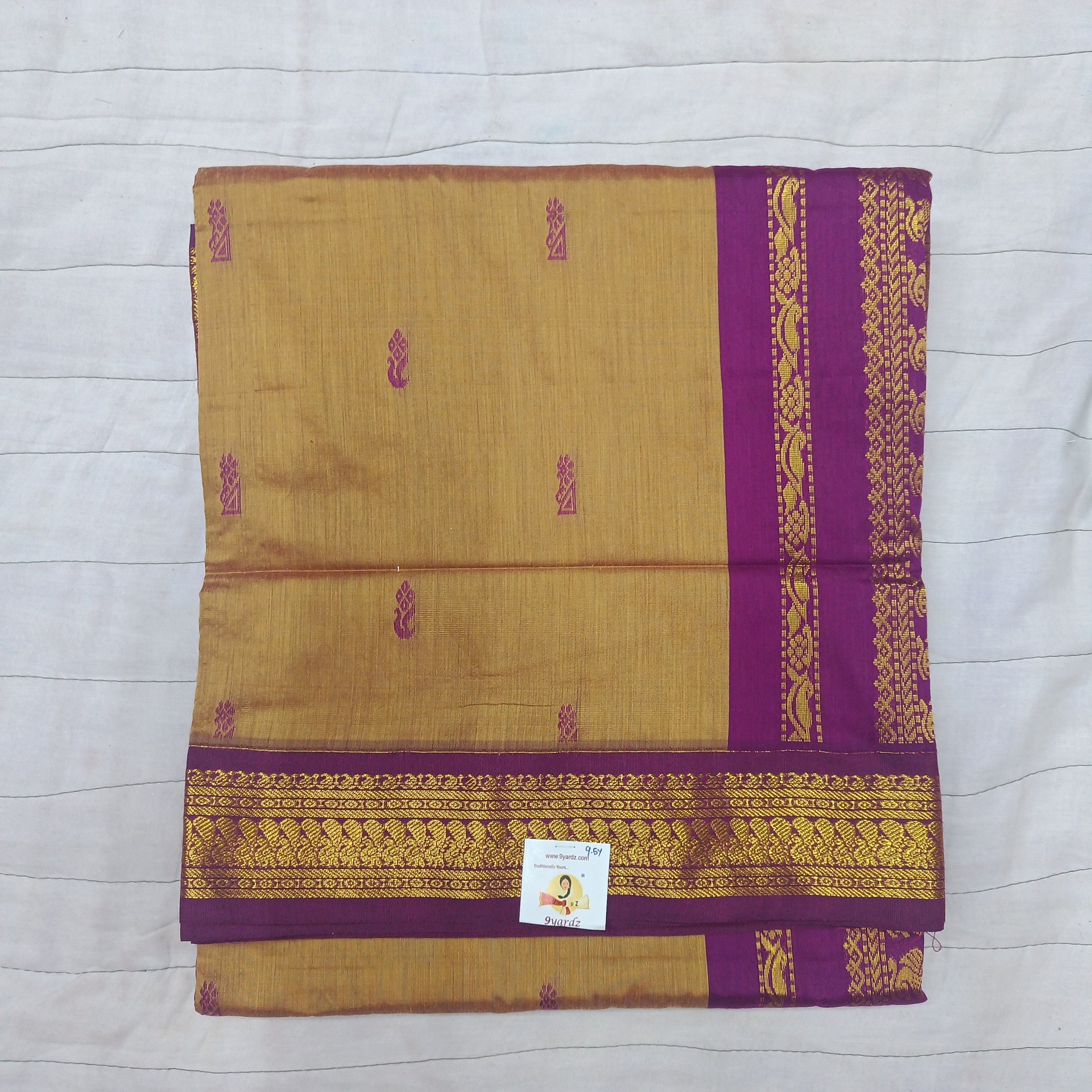 Kalyani Cotton Butta  9.5yardz