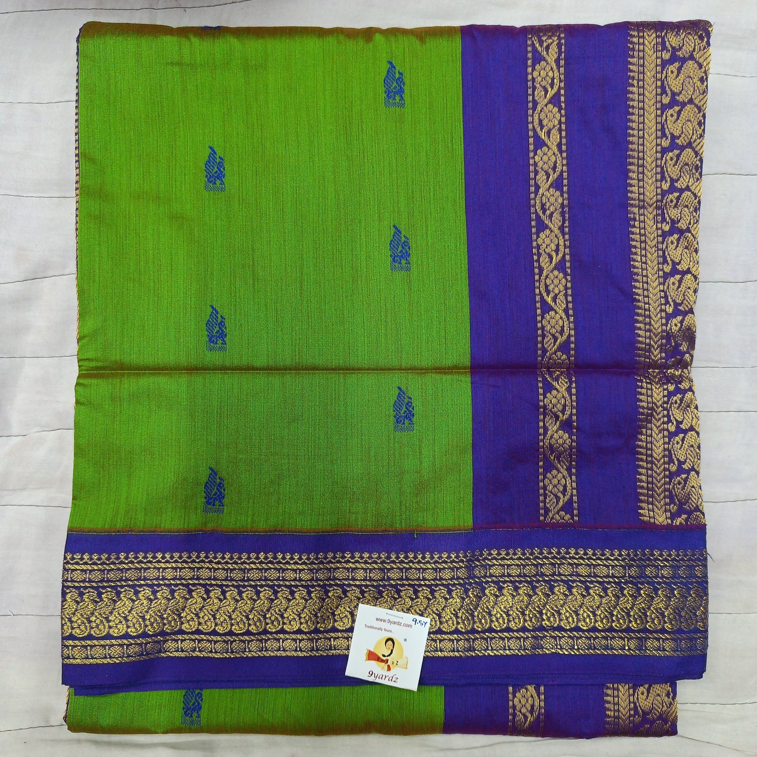 Kalyani Cotton Butta  9.5yardz