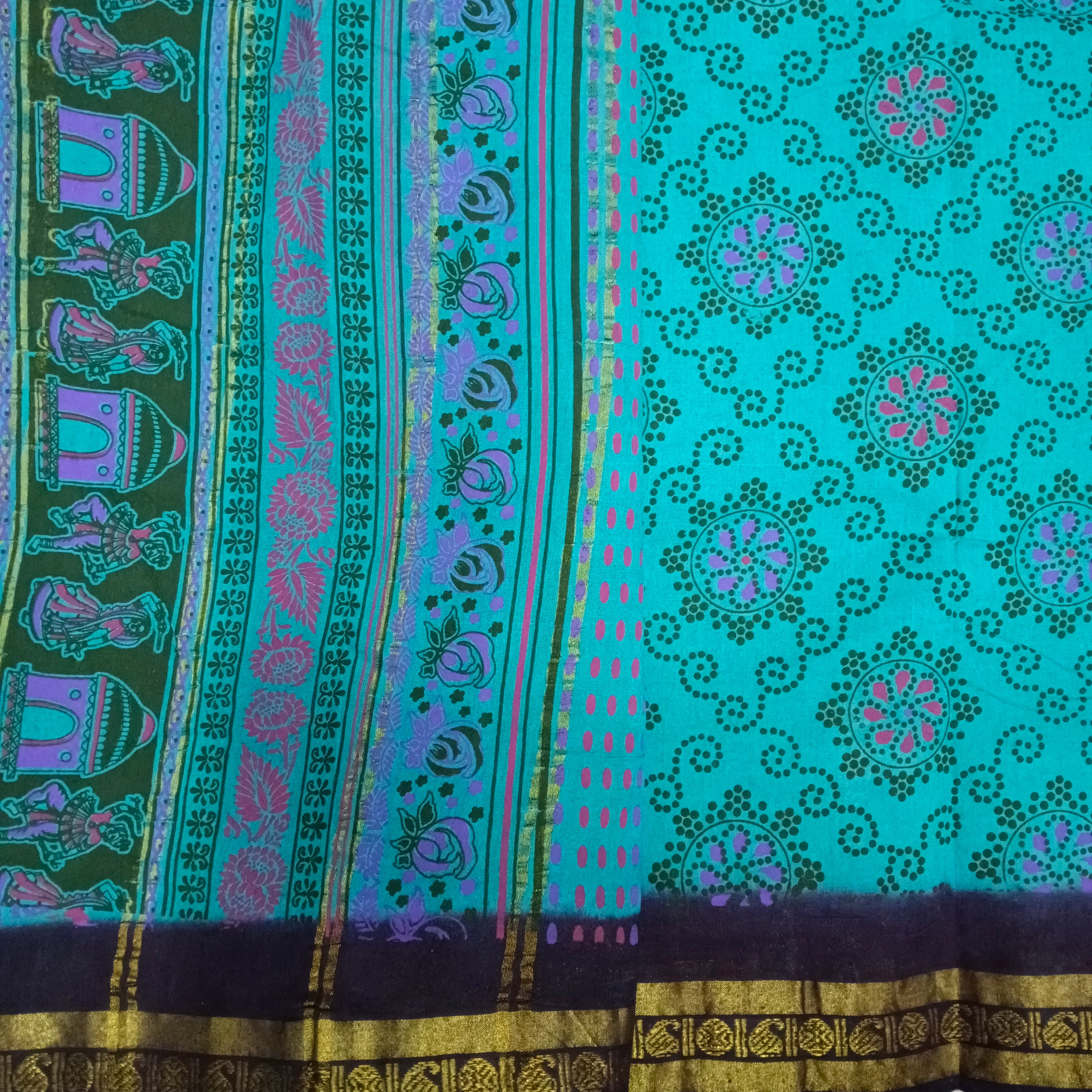 Sungudi cotton 9.5 yards madisar
